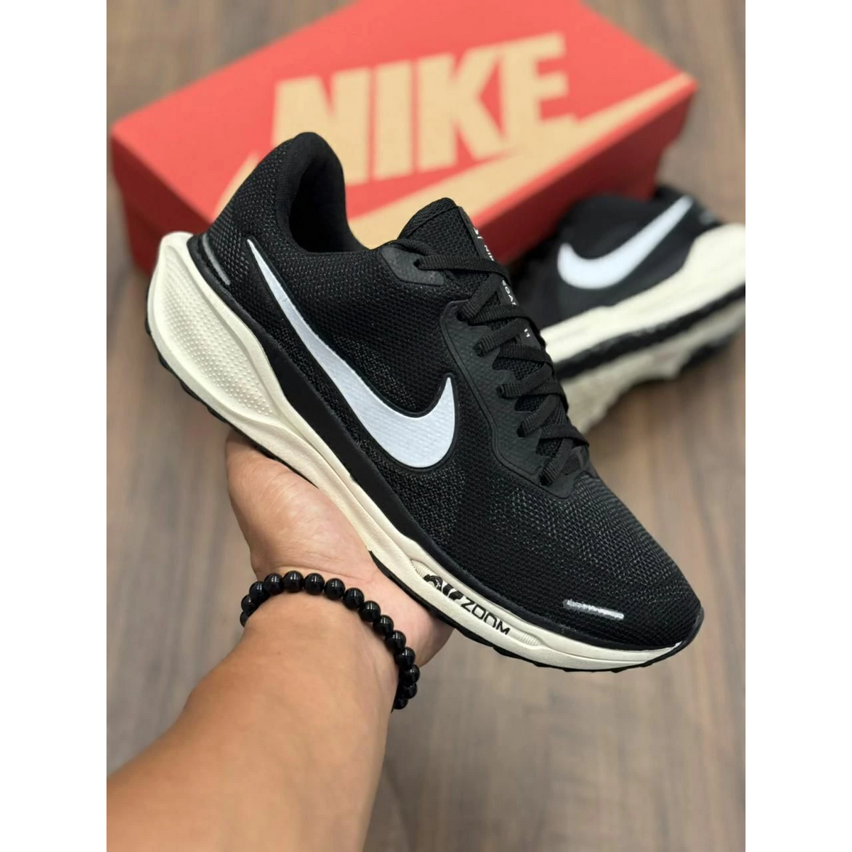 NIKE AIR ZOOM PEGASUS BLACK BEIGE